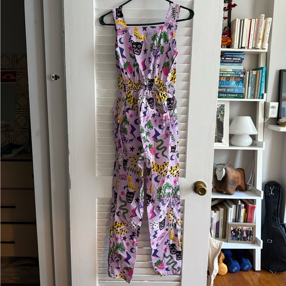Nooworks Overalls with Amy Hastings print - Picture 2 of 5
